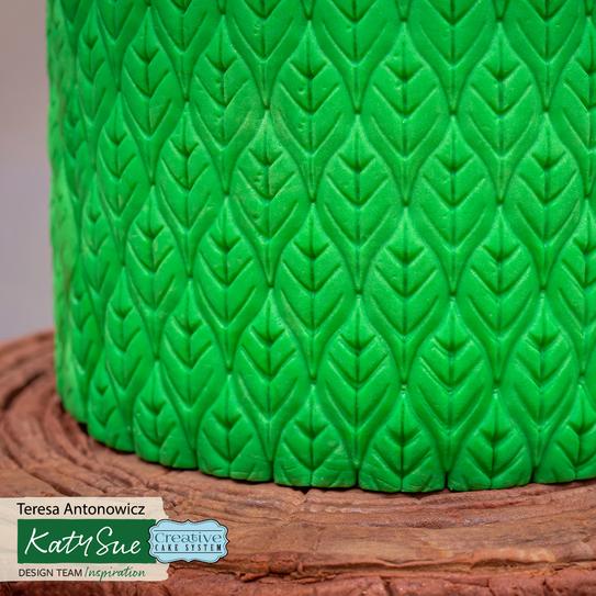 Silicone Mould Seamless Scandi Leaves