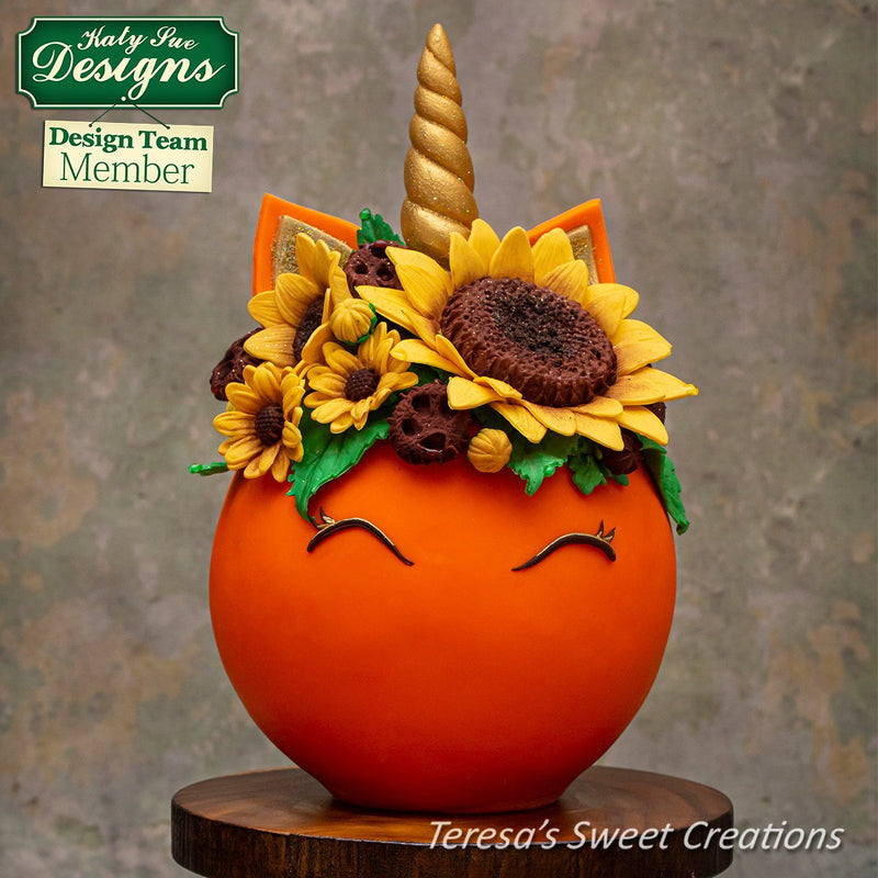 Silicone Mould Sunflower & Daisy Leaves with Veiner