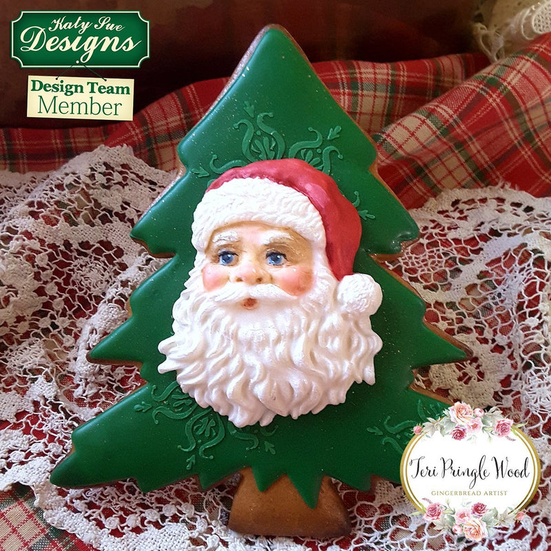 Silicone Mould Christmas Santas Head