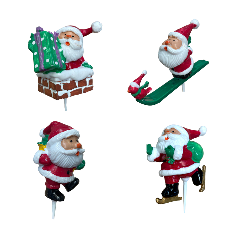 Topper Santa 4pc