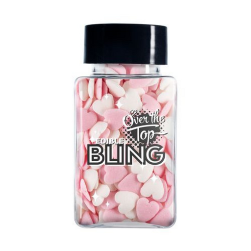 Bling Confetti Hearts White & Pink 55g
