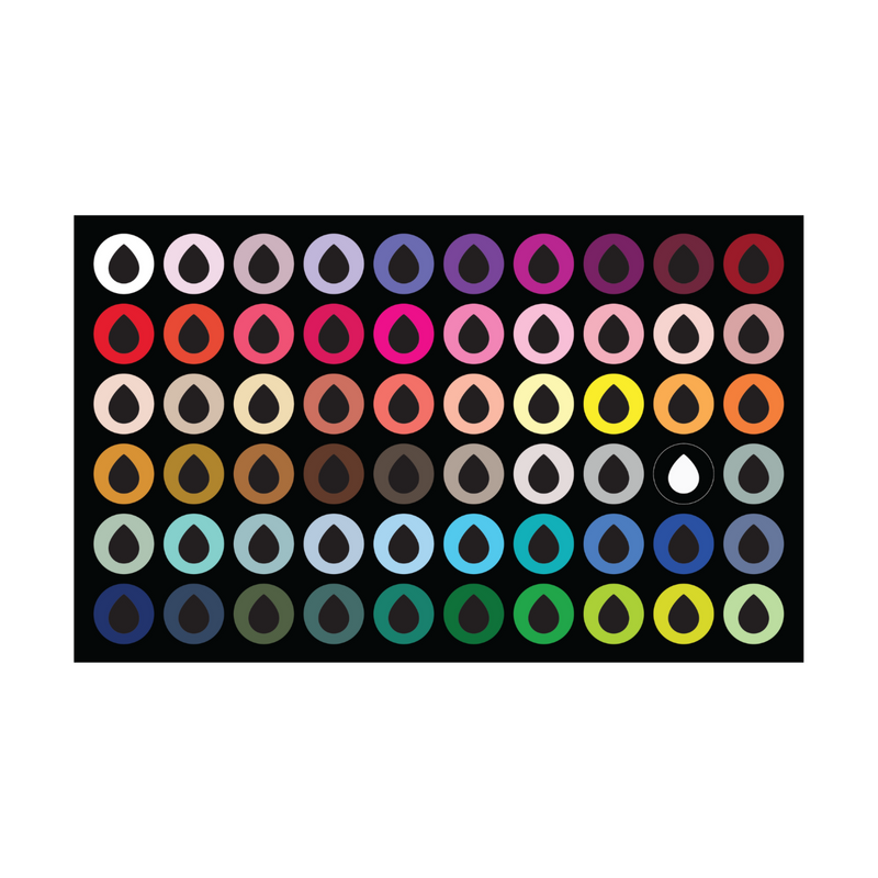 Aqua Blend Swatch Spots