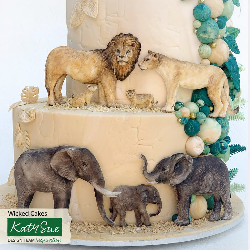 Silicone Mould Elephant Family