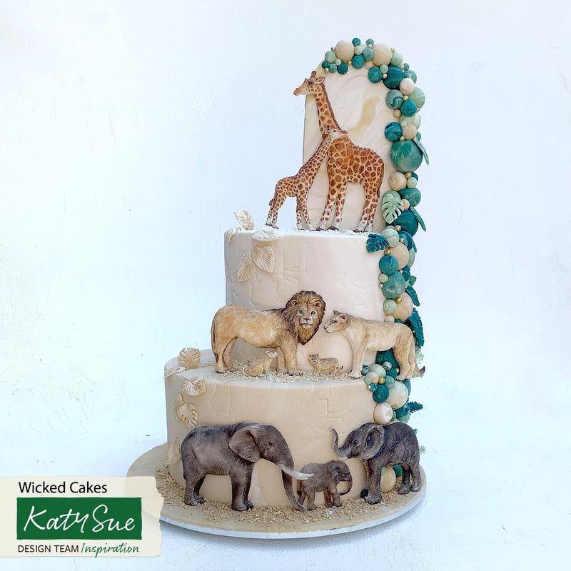 Silicone Mould Giraffe Mother & Baby