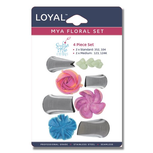 LOYAL x Sophia Mya | 4pc Mya Floral Piping Set
