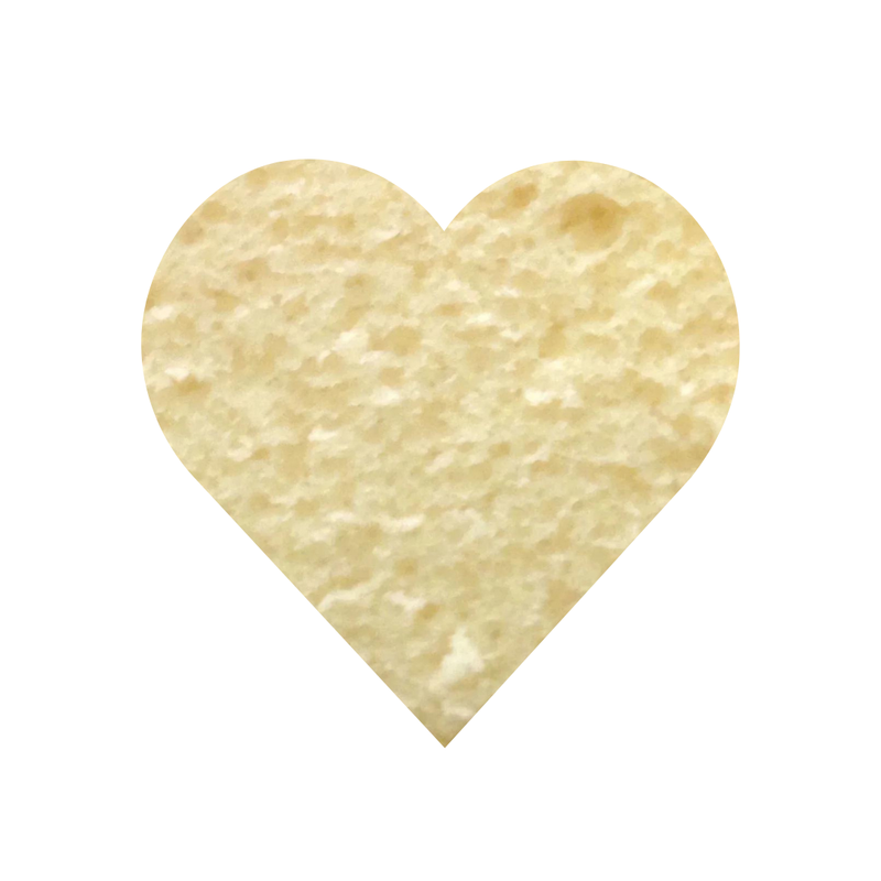 Naked White Mud Heart