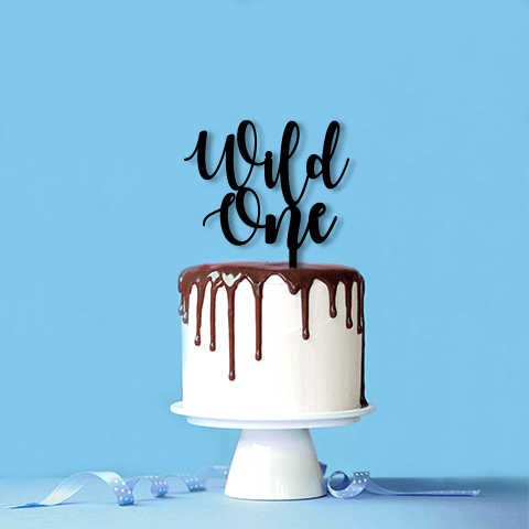 Topper Handwritten Wild One