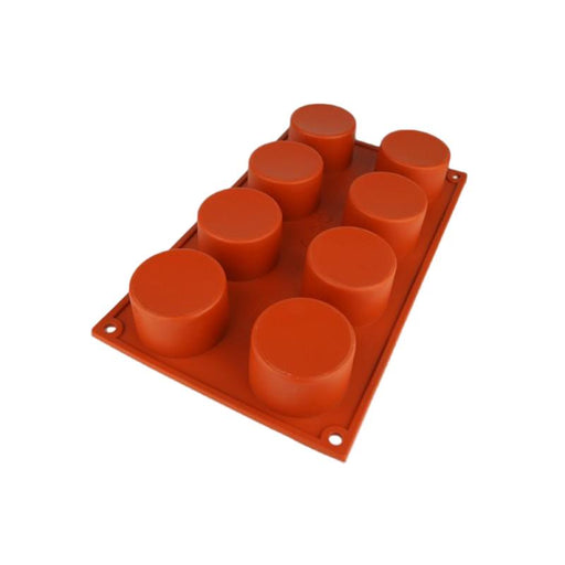 Silicone Mould Flat Muffin 8 Hole