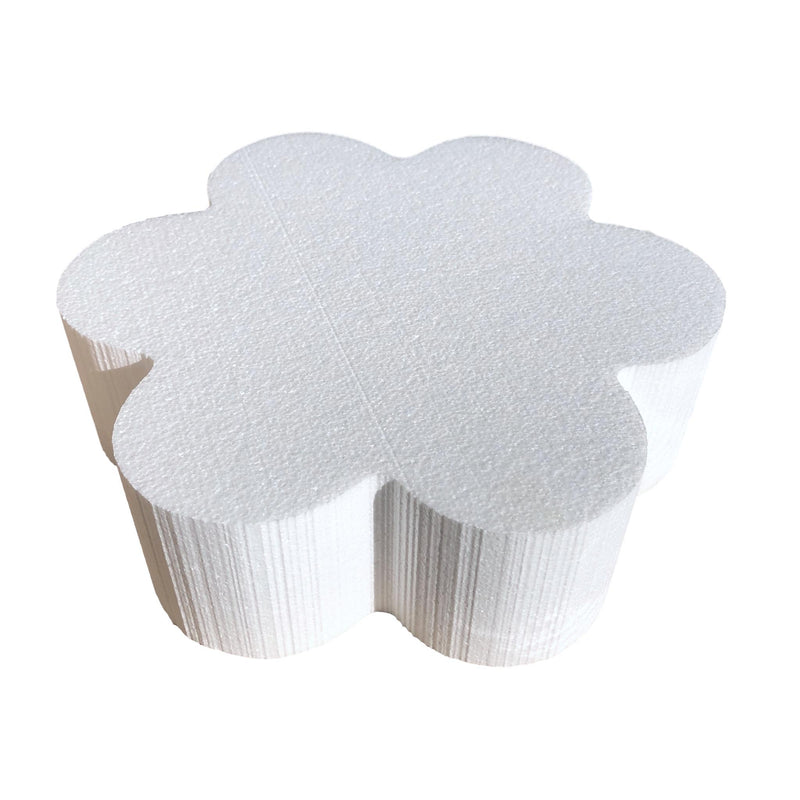 Foam 6 Petal Flower 8 x 3in
