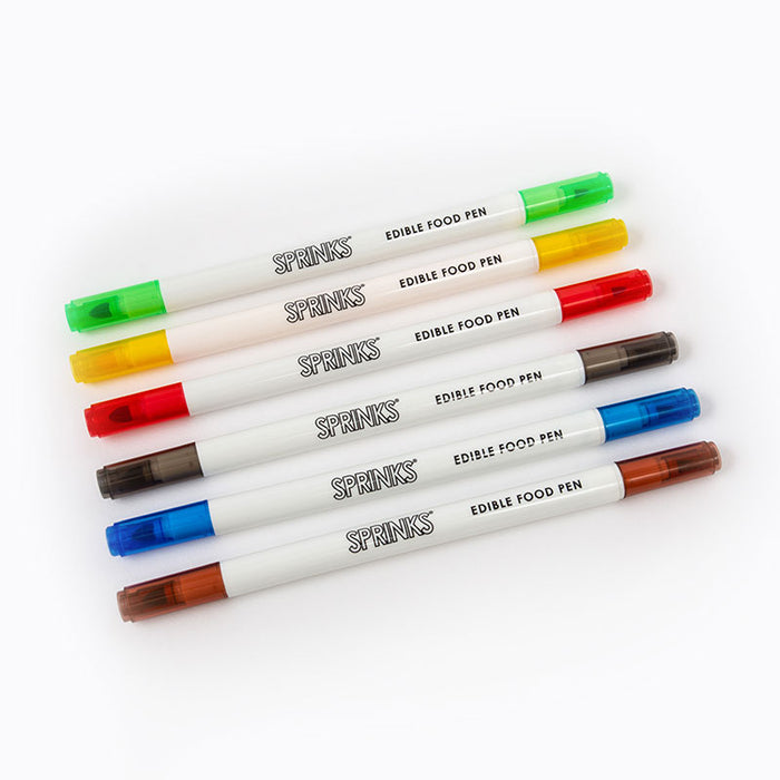 Edible Food Pens Primary Pack 6pc