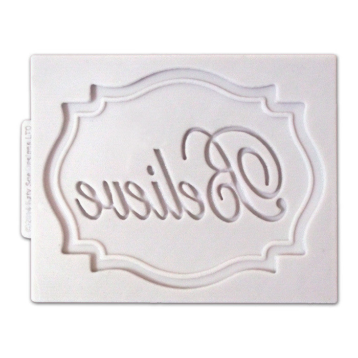 Silicone Mould Mini Plaque Believe