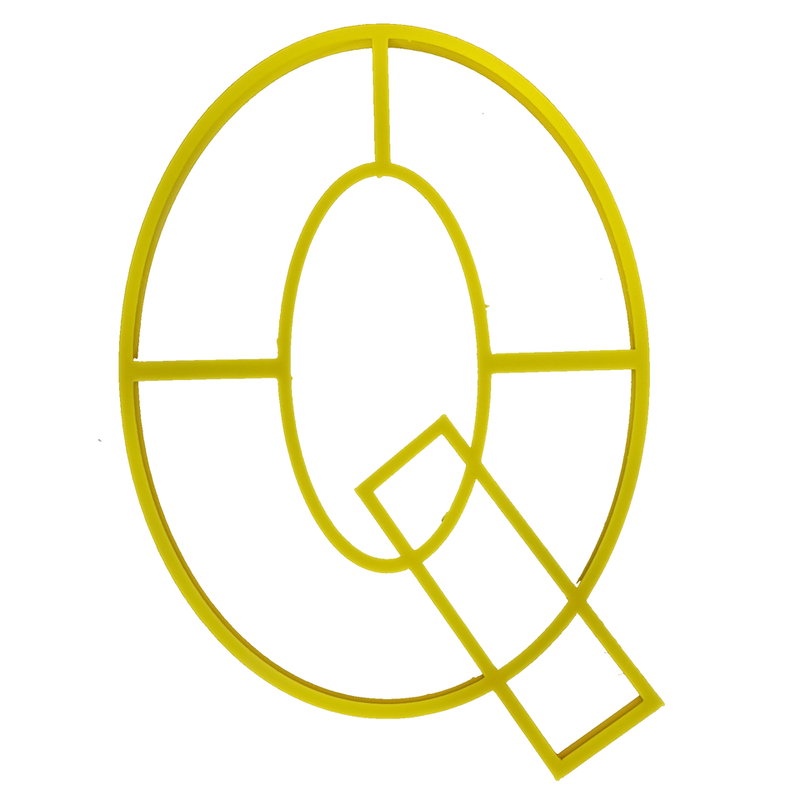Cookie Cake Cutter Letter Q *Clearance*