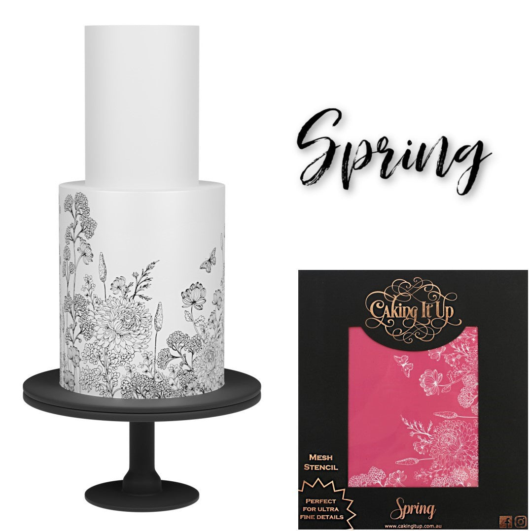 Mesh Stencil Spring — Cakers Warehouse