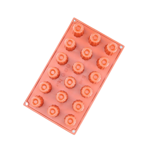 Silicone Mould Fluted 18 Hole