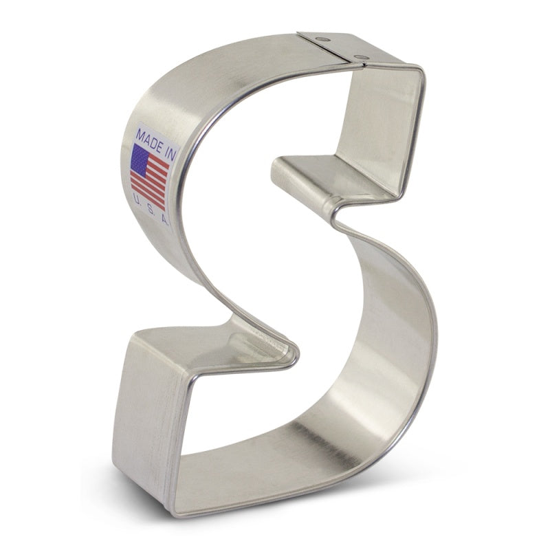 Cookie Cutter Letter S 3in