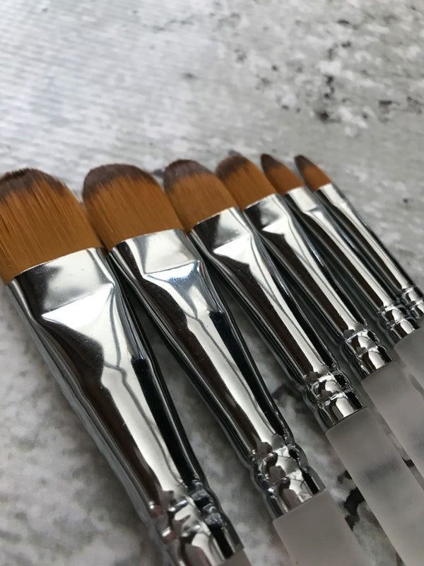 Flat Tip Brush 6pc