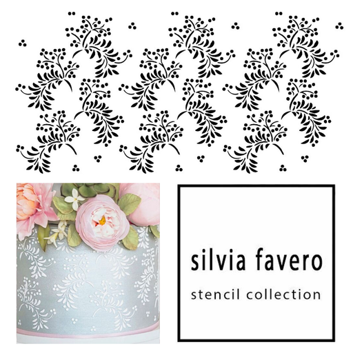 Find your next favourite SILVIA FAVERO XL CAKE STENCIL FLORENCE