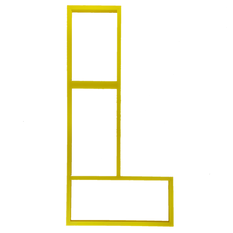 Cookie Cake Cutter Letter L *Clearance*