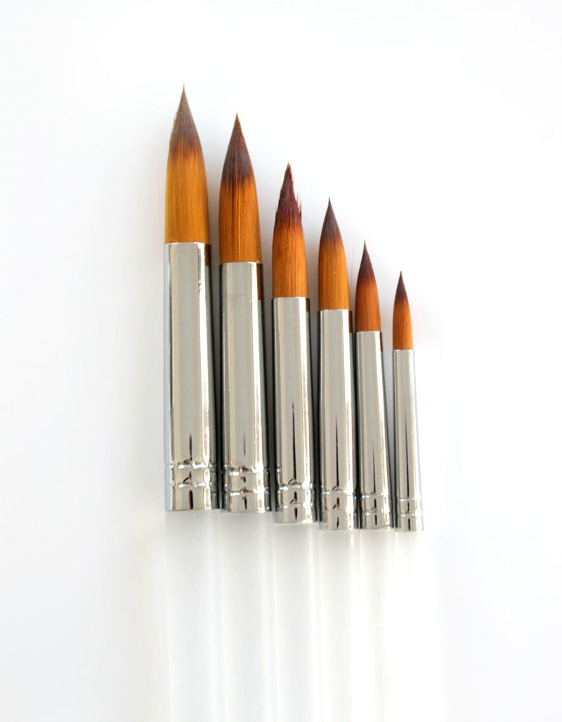 Round Tip Brush 6pc