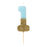 Dipped Number Candle Blue #1
