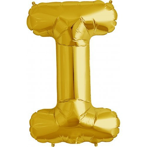 Alphabet Balloon Gold 34in I *Clearance*