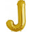 Alphabet Balloon Gold 34in J *Clearance*
