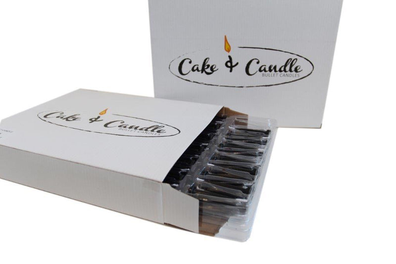 Bullet Candle Silver 144pc