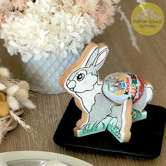 Stamp Embosser With Cutter Standing Bunny Egg Holder *Clearance*