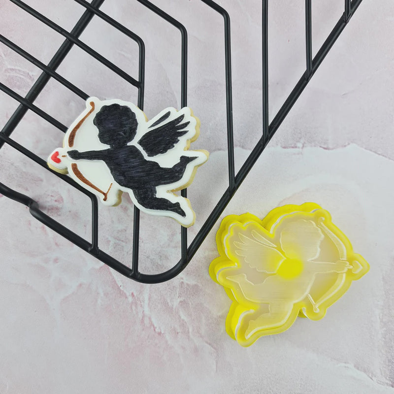 Stamp Debosser With Cutter Cupid Mini *Clearance*