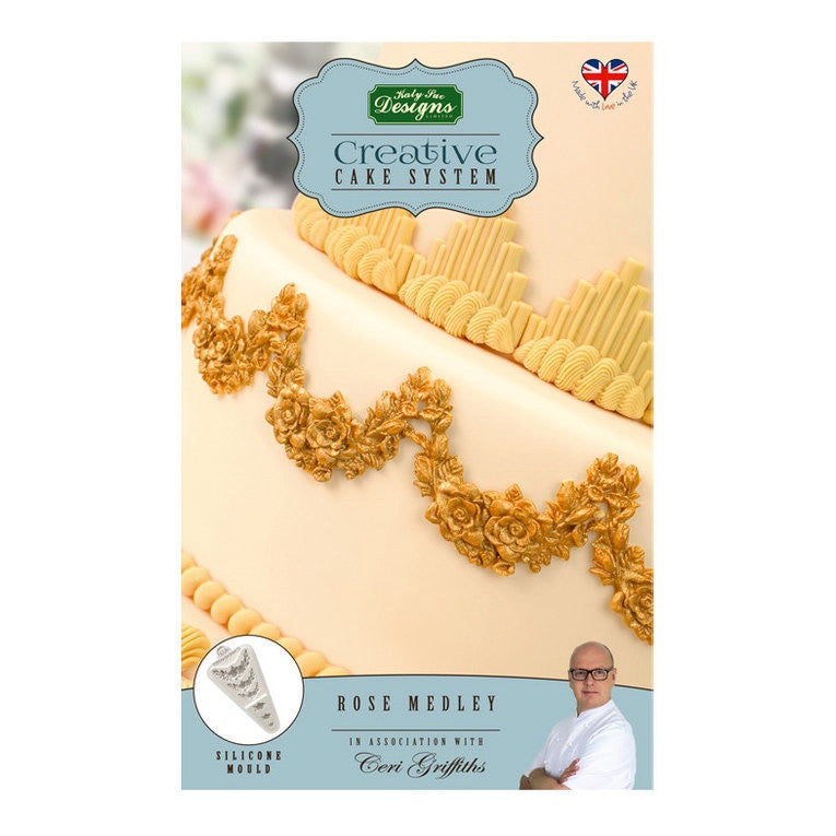 Silicone Mould Rose Medley