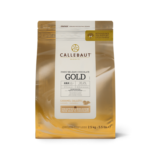 CALLEBAUT CHOCOLATE 2.5KG GOLD