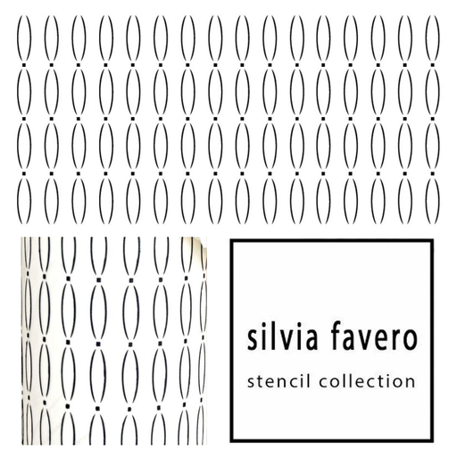 SILVIA FAVERO XL CAKE STENCIL TANGO