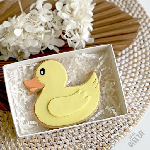 STAMP EMBOSSER WITH CUTTER 'LITTLE BISKUT' RUBBER DUCKY