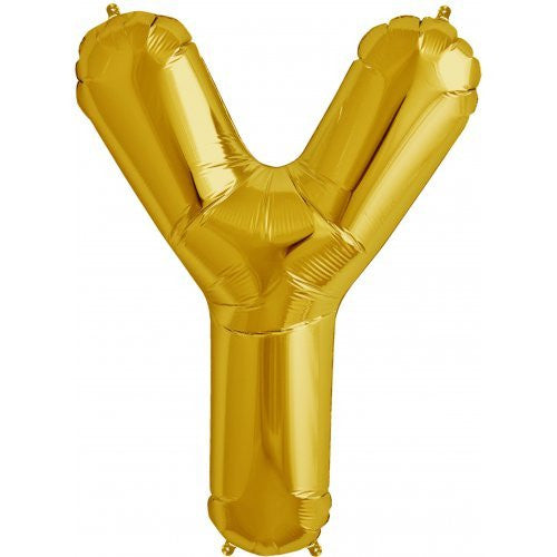 Alphabet Balloon Gold 34in Y *Clearance*