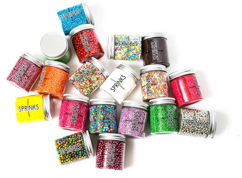 Sprinkles Shapes Snowflakes White 60g