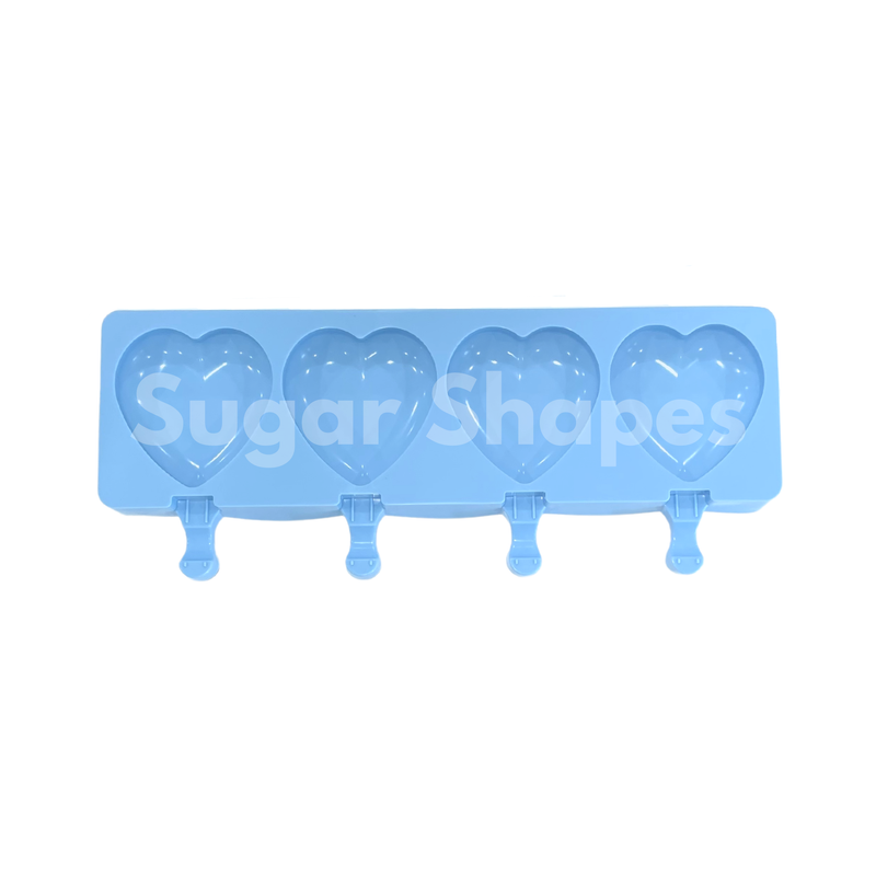 Silicone Mould Popsicle Heart *Clearance*
