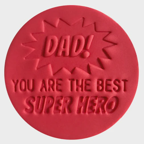 Stamp Embosser 'Little Biskut' Dad You Are The Best Superhero