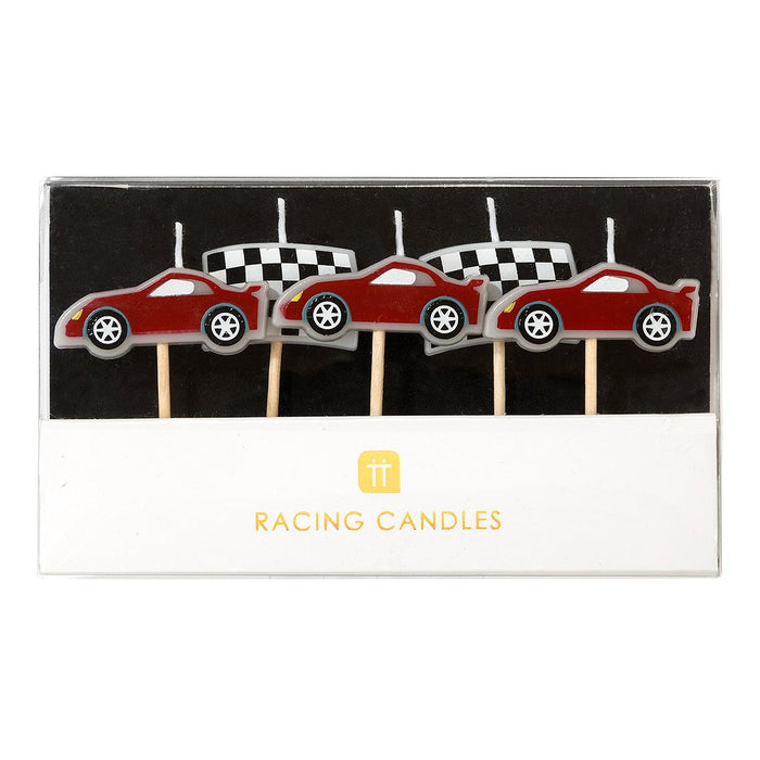 Candles Race Car 5pc