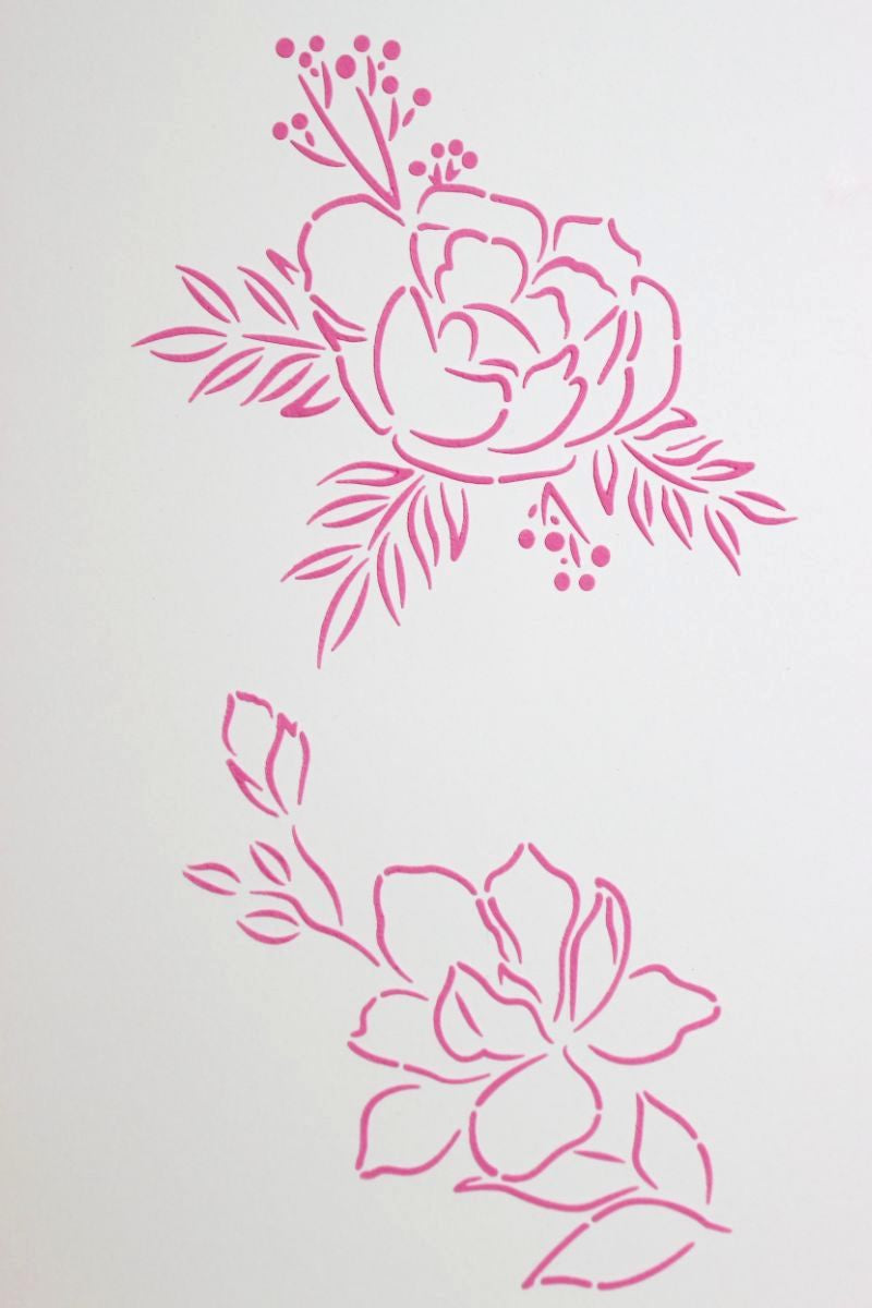 Cake Stencil Bloom 1