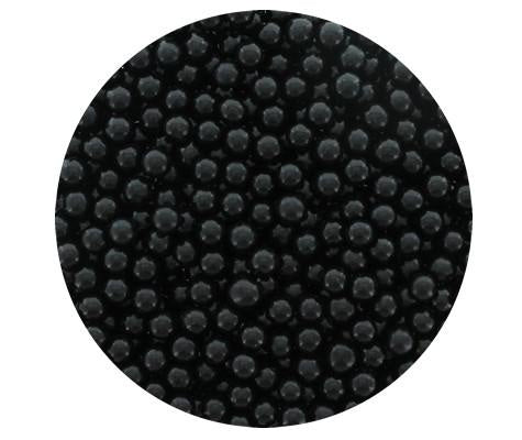 Cachous Black Shiny 6mm 100g