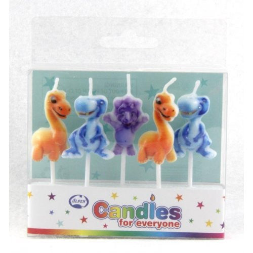 Candle Dinosaurs 5pc