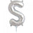 Alphabet Balloon Silver 16in S *Clearance*