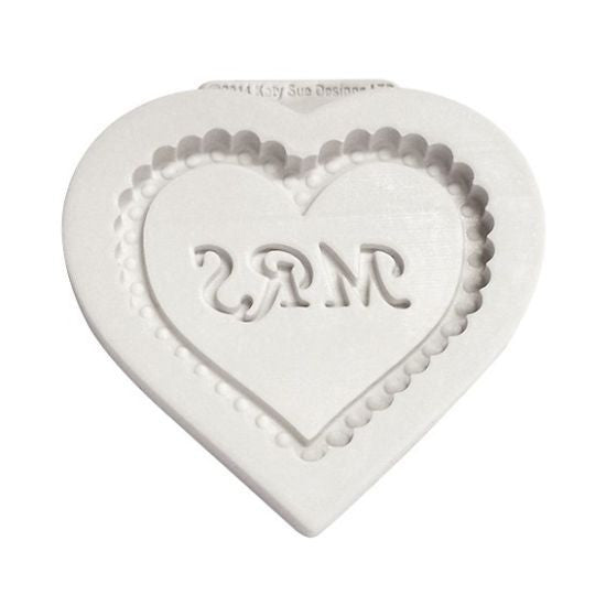 Silicone Mould Mrs Heart