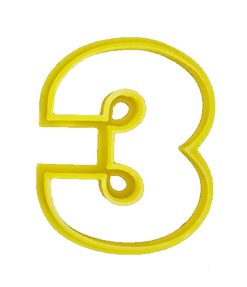 Number Cutter Wide #3