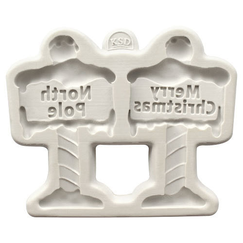Silicone Mould Christmas Sign Post