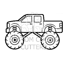 Stamp Embosser With Cutter Monster Truck