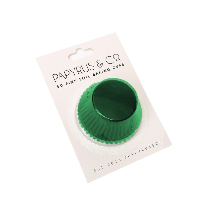 Cupcake Foil Large Green 50pc