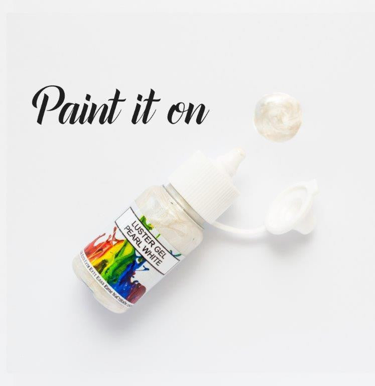 Gel Lustre Paint Pearl White