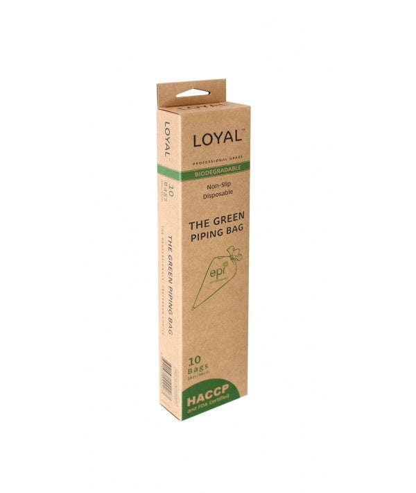 Green Biodegradable Piping Bag 18in 10pc