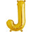 Alphabet Balloon Gold 16in J *Clearance*